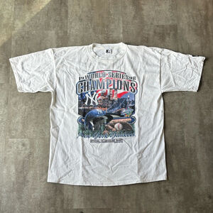 Vintage New York Yankees 1998 World Series Champions Shirt Mens XL